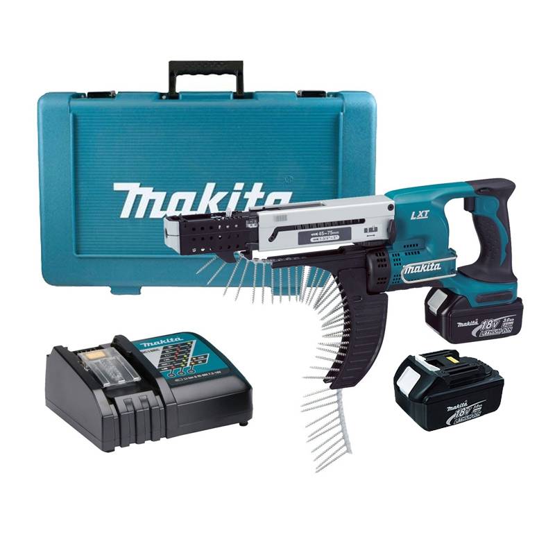 Аккумуляторный магазинный шуруповерт LXT 18 В Makita DFR750RFE