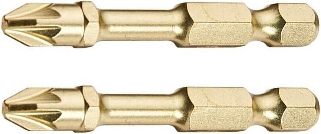 Бита Impact Gold PZ2, 50 мм, E-form (MZ), 2 шт Makita B-39182 Бита Impact Gold PZ2, 50 мм, E-form (MZ), 2 шт Makita B-39182