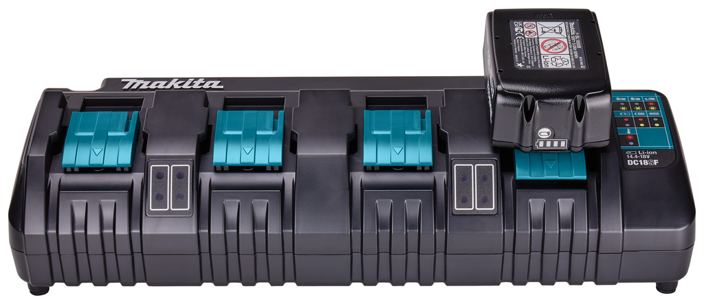Зарядное устройство DC18SF четырехпортовое (Li-Ion, 14,4-18 В) Makita 196426-3