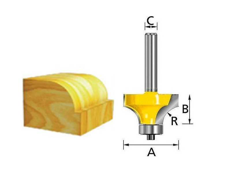Фреза кромочная 17,3х8 мм Makita D-48480