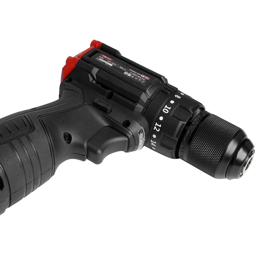 Дрель ударная аккумуляторная 16,8V TEH TDBL216T