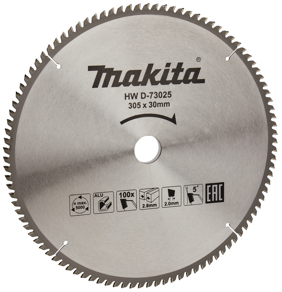 Пильный диск для алюминия 305x30x2x100T Makita D-73025