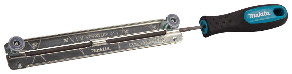 Напильник круглый 4.8 мм с рукояткой и шаблоном Makita D-70960 Напильник круглый 4.8 мм с рукояткой и шаблоном Makita D-70960