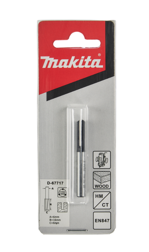 Фреза пазовая 6x6 мм Makita D-47422