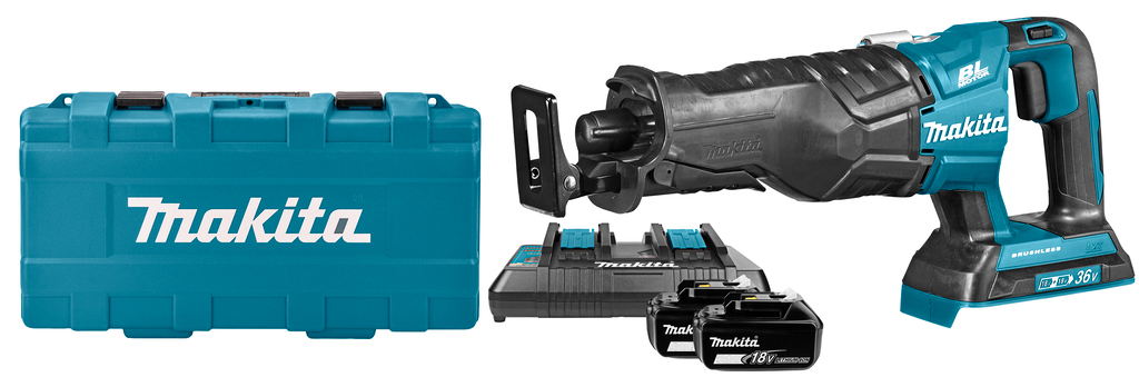 Аккумуляторная сабельная пила LXT 18x2 В Makita DJR360RM2