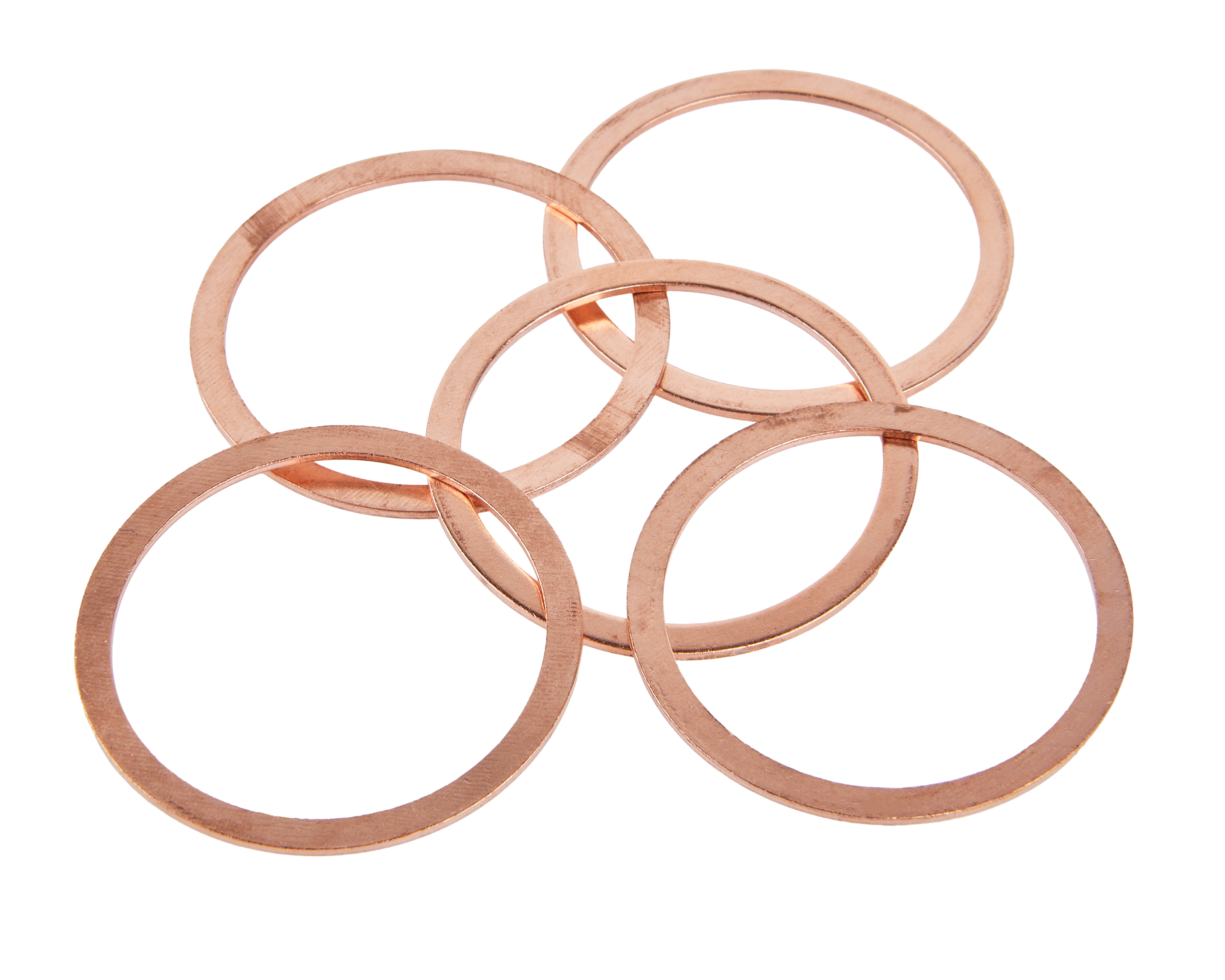 Кольцо медное, 5шт