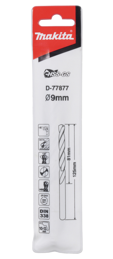 Сверло по металлу — D-77877