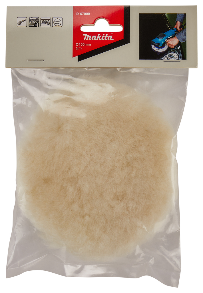 Насадка полировальная из шерсти 100 мм Makita D-67000