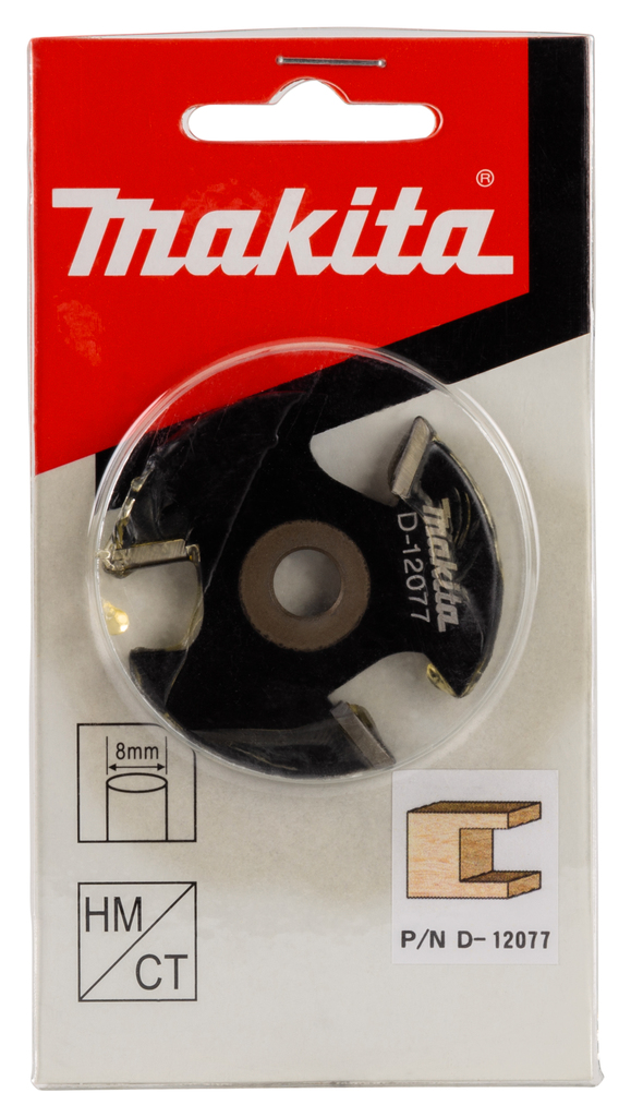 Фреза пазовая 47.6х5х8х3Т Makita D-12077