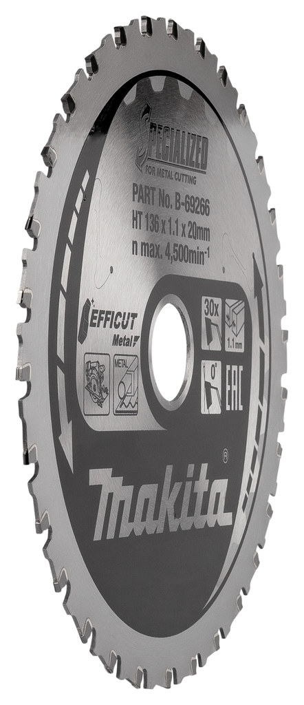 Пильный диск по металлу EFFICUT, 136x20x30T Makita B-69266