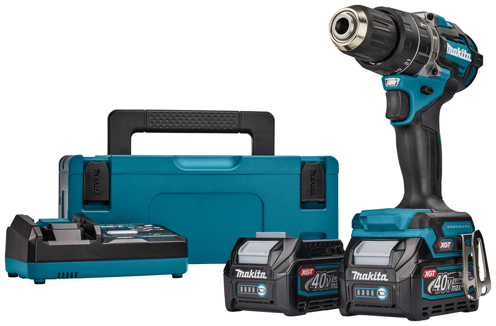 Аккумуляторная ударная дрель-шуруповерт XGT 40 В Makita HP002GD201