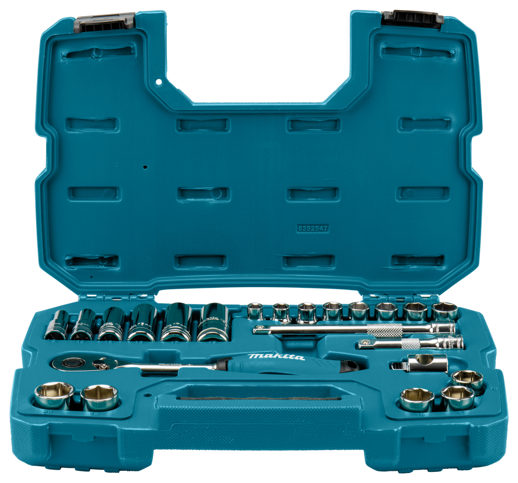 Набор ключей и головок 23 предмета 3/8"  Makita B-65573