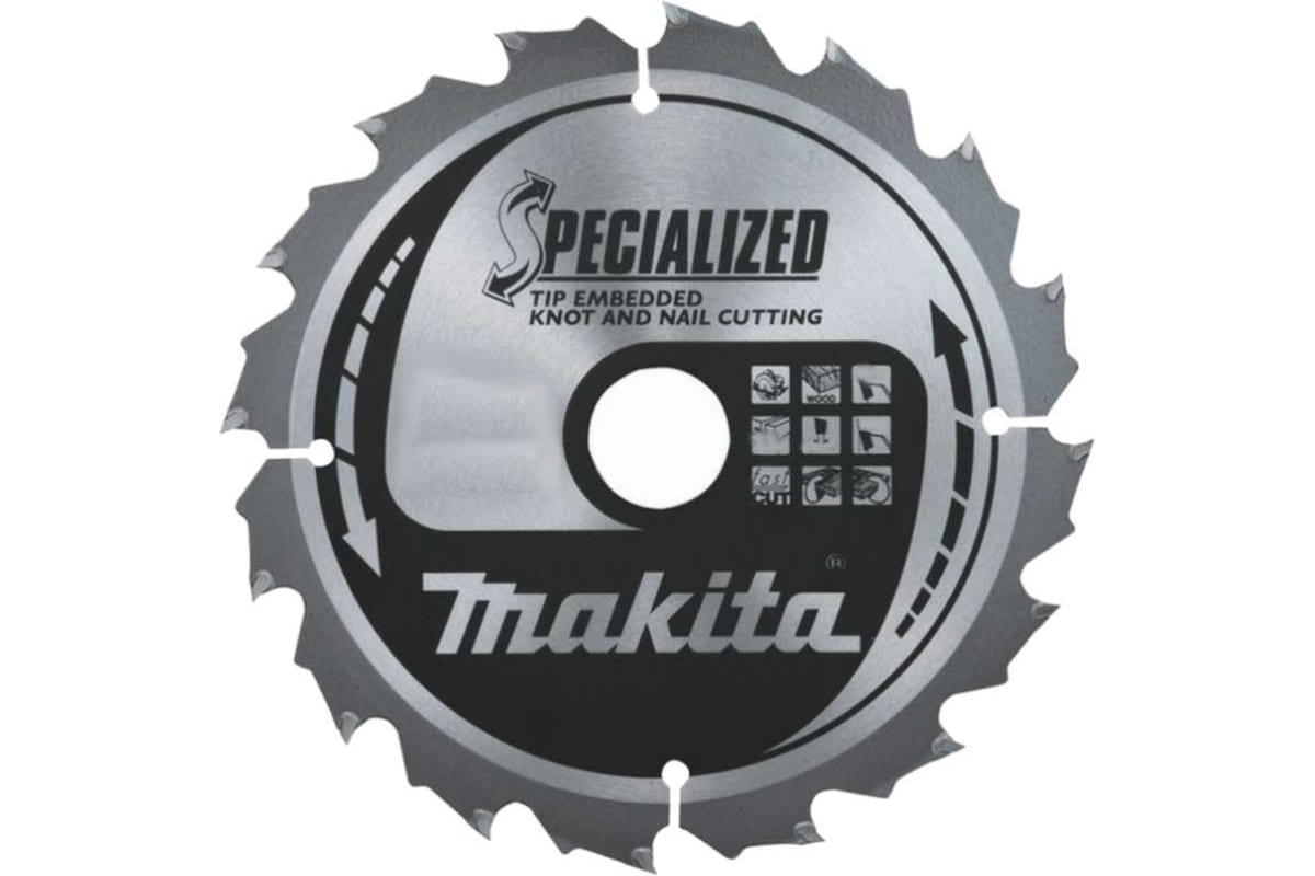 Пильный диск для демонтажа 185X30X1.25X16T Makita B-43848