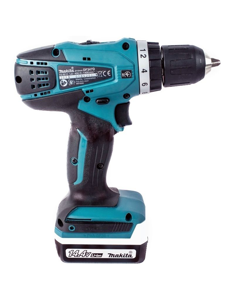 Аккумуляторная дрель-шуруповерт G-Series 14.4 В Makita DF347DWEX8