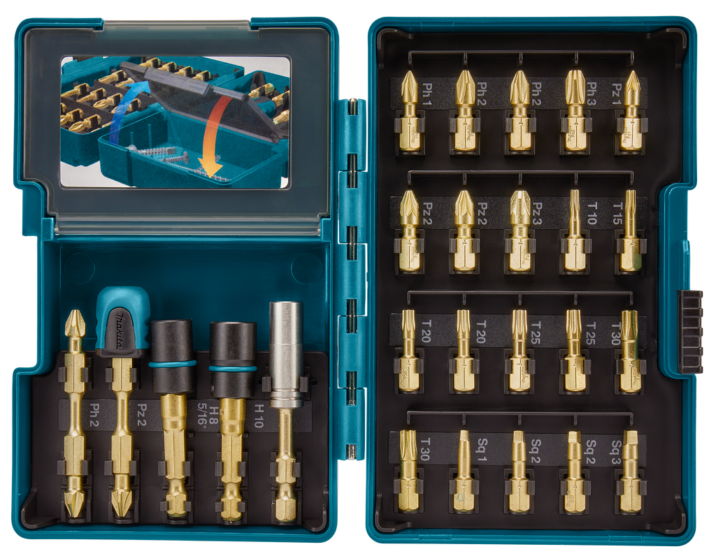 Набор насадок двусторонних Impact Gold 26 шт Makita B-49921 Набор насадок двусторонних Impact Gold 26 шт Makita B-49921