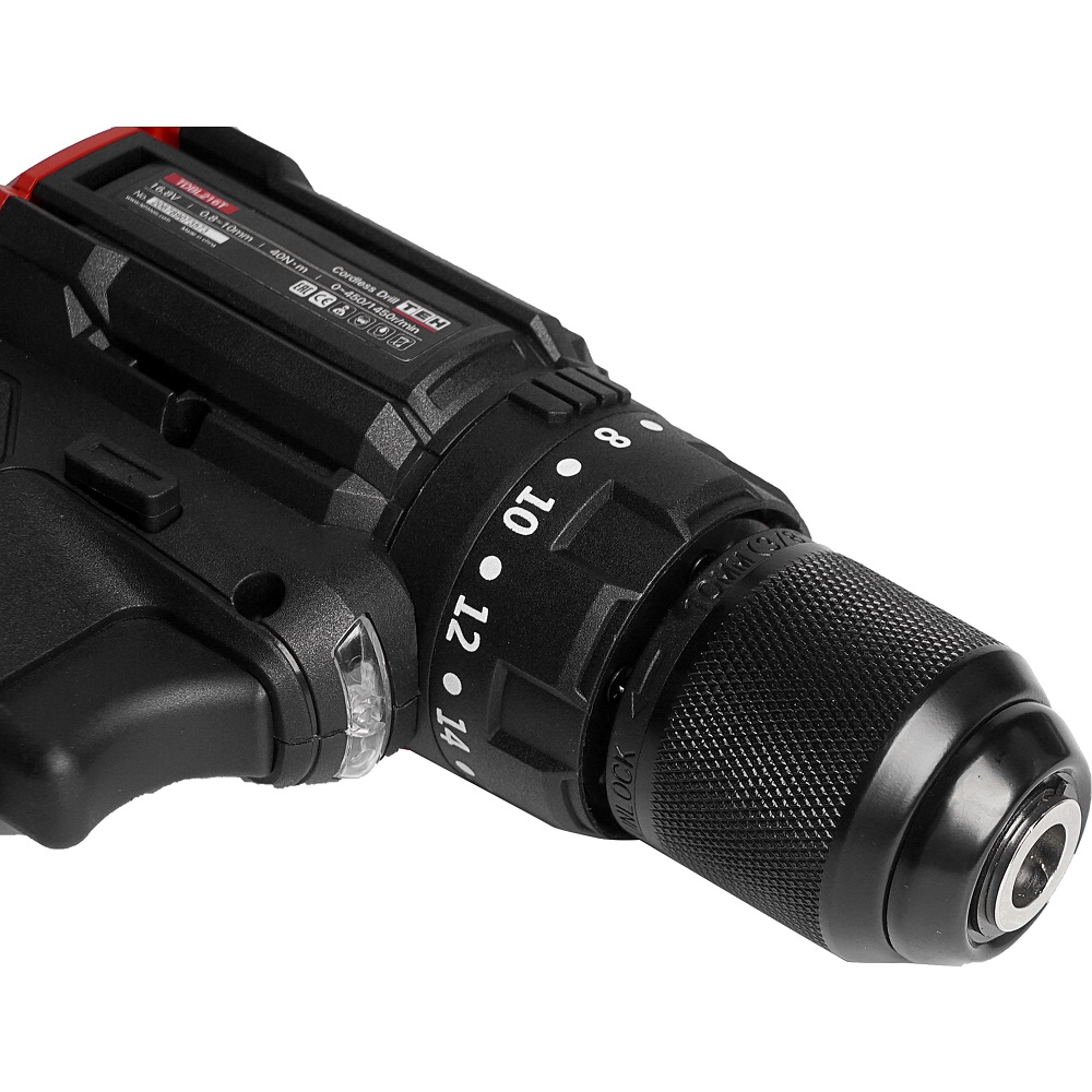 Дрель ударная аккумуляторная 16,8V TEH TDBL216T