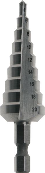 Сверло ступенчатое HSS с прямым желобком, 4-12, 1/4" Makita D-40082 Сверло ступенчатое HSS с прямым желобком, 4-12, 1/4" Makita D-40082