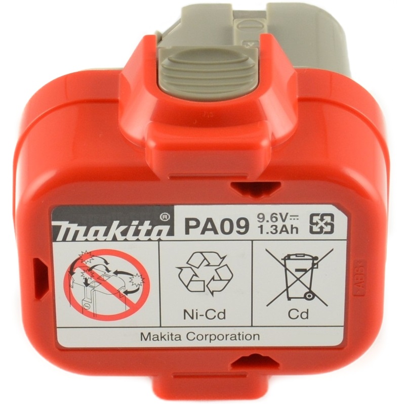 Аккумулятор Ni-Cd 9.6 В 1.3 Ач Makita PA09 (193977-7)