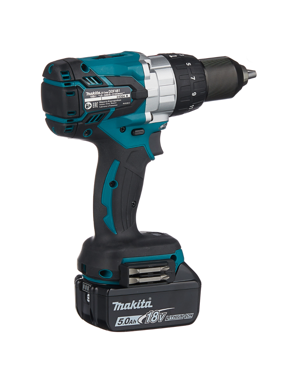 Аккумуляторная дрель-шуруповерт LXT 18 В Makita DDF481RTE