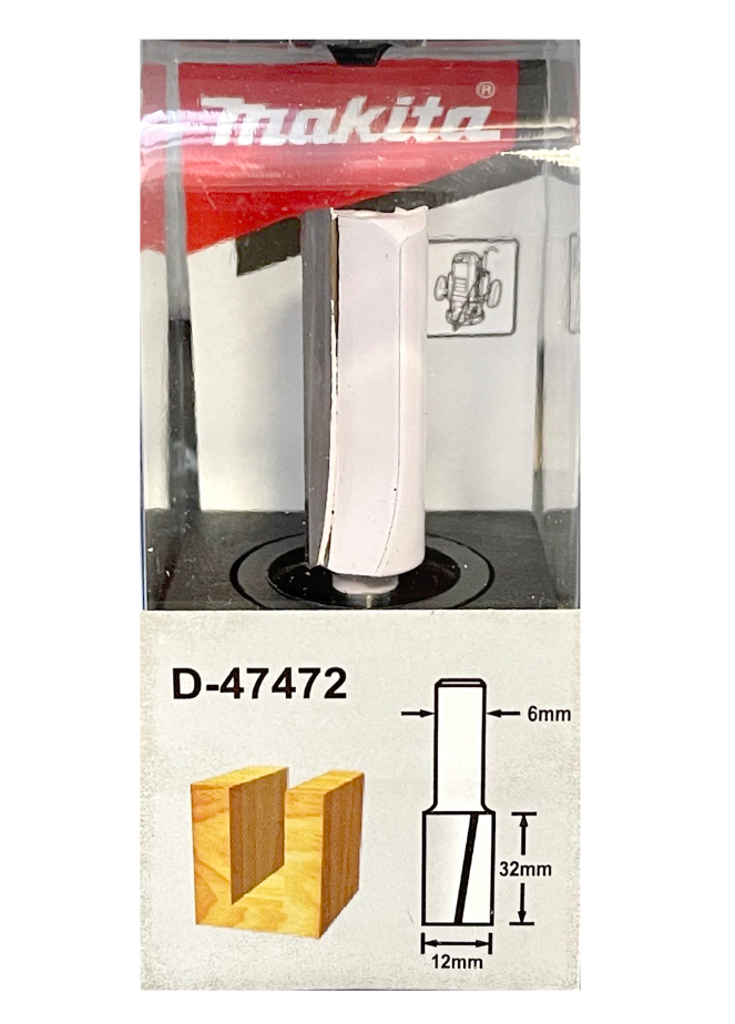 Фреза пазовая 12x6 мм Makita D-47472
