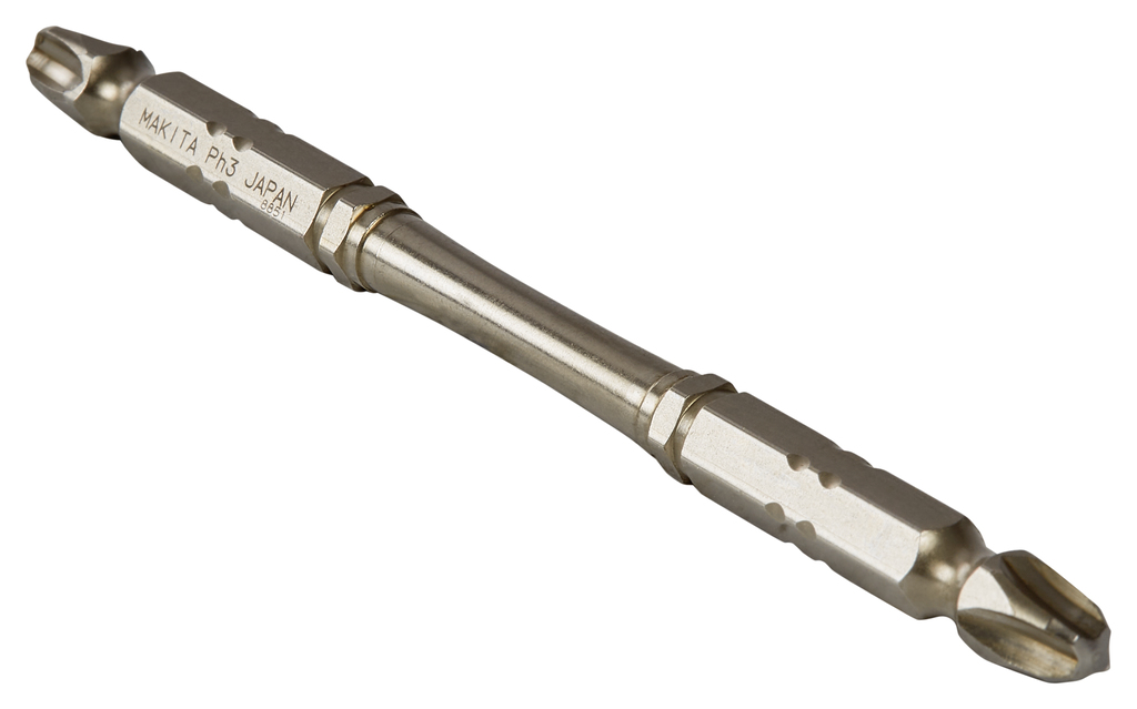 Бита двусторонняя Silver Torsion PH3, 110 мм, E-form (MZ), 3 шт Makita B-21892