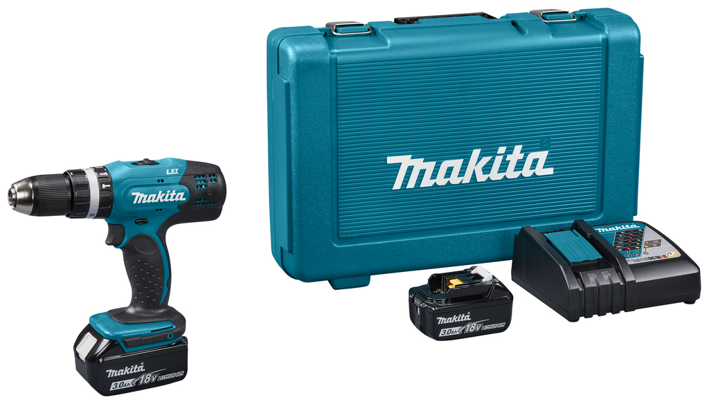 Аккумуляторная ударная дрель-шуруповерт LXT 18 В Makita DHP453RFE