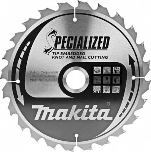 Пильный диск для демонтажа 270X30X1.8X24T Makita B-35318