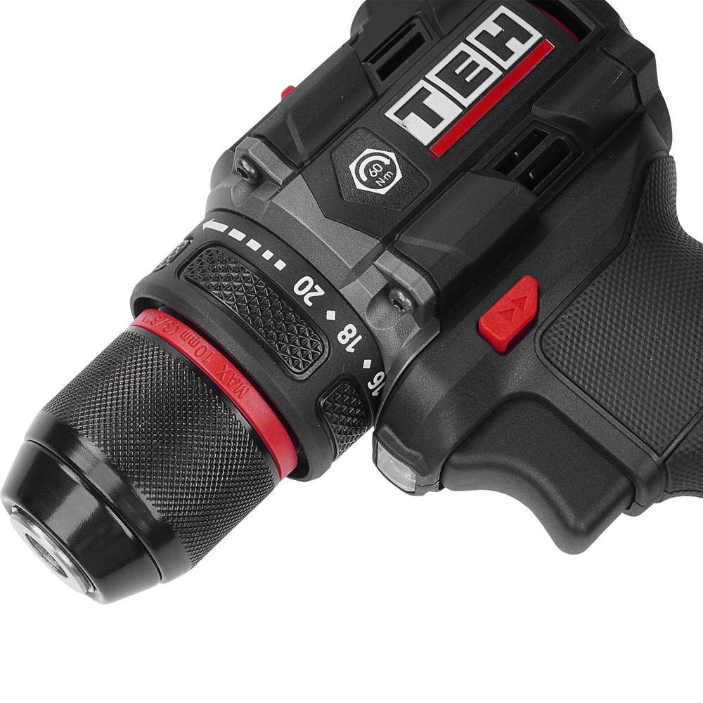 Дрель аккумуляторная 20V TEH TDBL320-2B