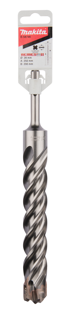 Бур SDS-plus Nemesis II 28x250 Makita B-58746