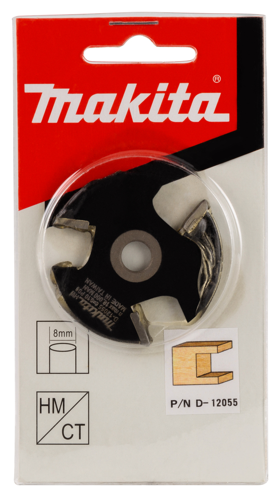 Фреза пазовая 47.6х3х8х3Т Makita D-12055