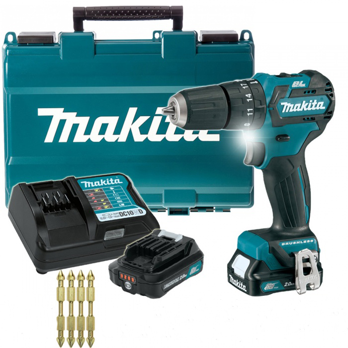 Аккумуляторная ударная дрель-шуруповерт CXT 12 В Makita HP332DWAX1