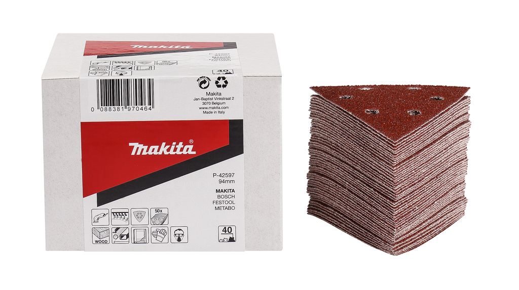 Шлифовальная бумага 96 мм Makita Р-42597