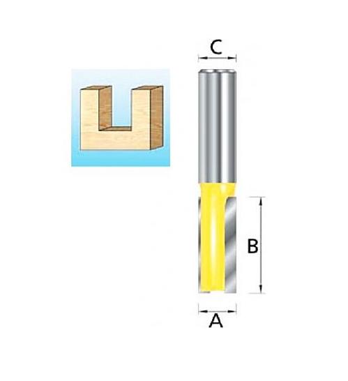 Фреза пазовая 10x30x12x38x2T Makita D-10182