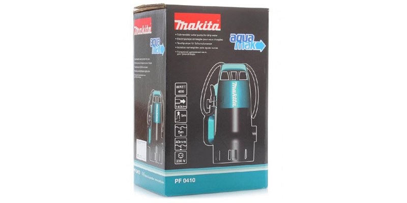 Погружной дренажный насос для грязной воды Makita PF0410