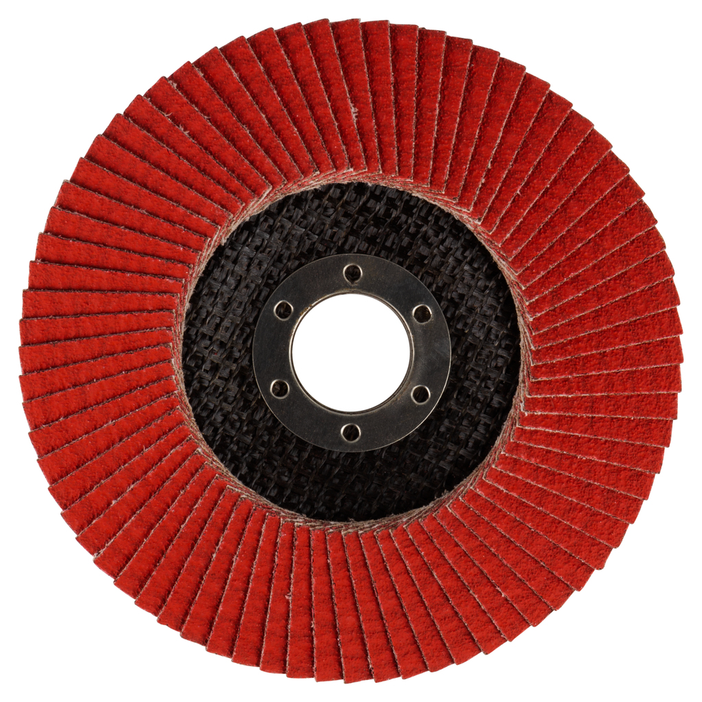 Лепестковый шлифовальный диск С80, 125 мм, стекловолокно, угловой Makita D-28357