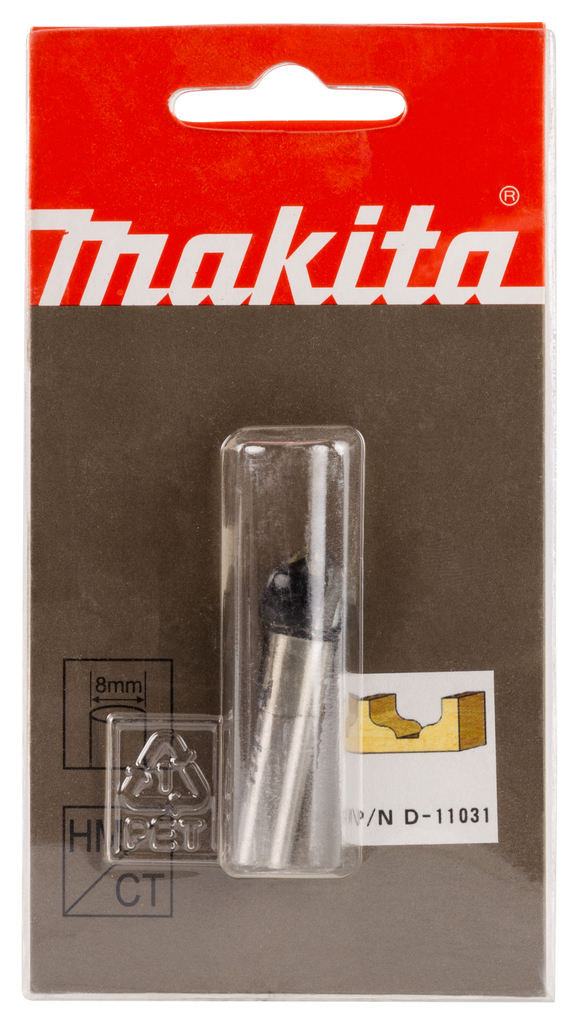 Фреза 12,7х9,5х8х32х4,76х2Т Makita D-11031
