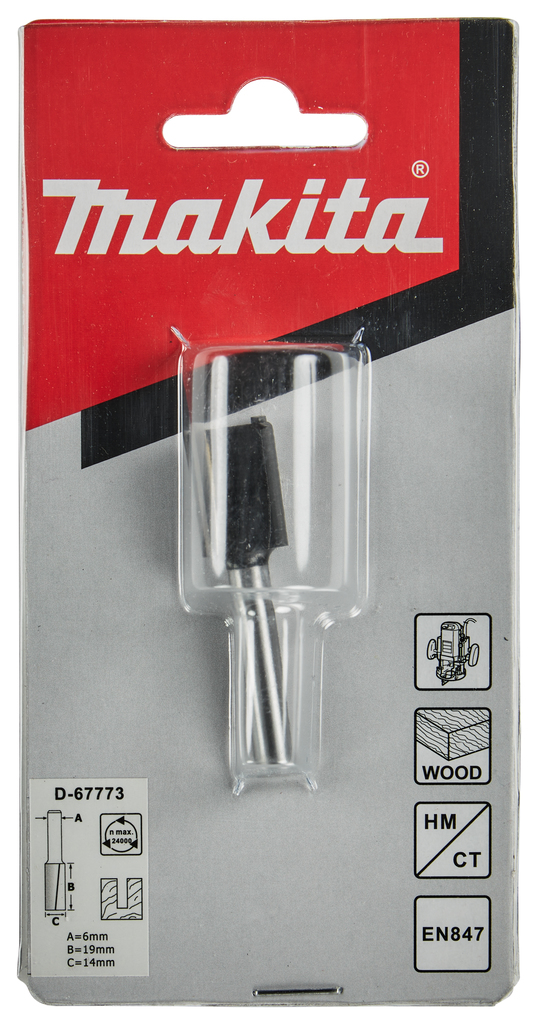 Фреза пазовая 14x6 мм Makita D-67773