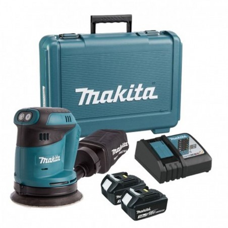 Аккумуляторная эксцентриковая шлифмашина Makita DBO180RFE Аккумуляторная эксцентриковая шлифмашина Makita DBO180RFE