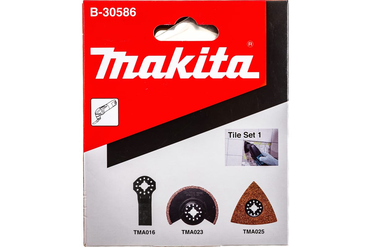 Набор насадок для реноватора 3 шт Makita B-30586