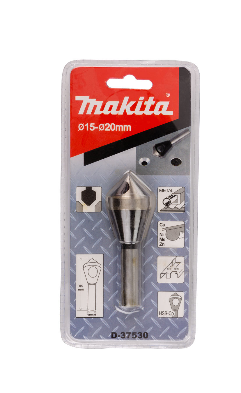 Зенковка с цилиндрическим хвостовиком 10 мм 15-20X85 Makita D-37530