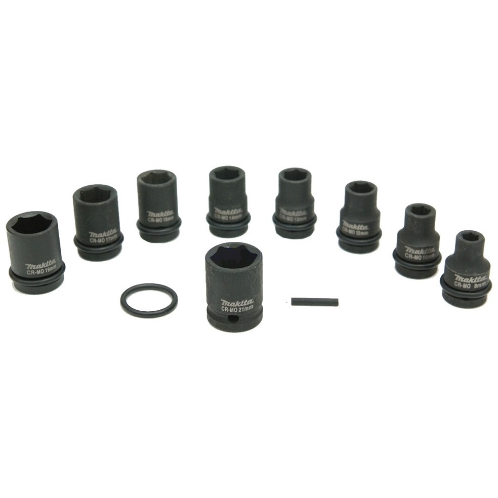 Набор торцовых головок 1/2" для гайковерта 9 шт Makita B-66232