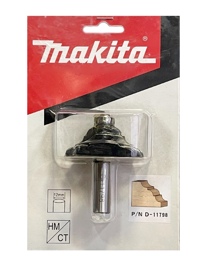 Фреза кромочная 57.15х22.2х12х38х2Т Makita D-11798