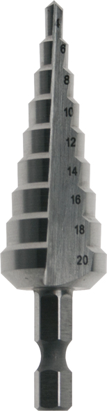 Сверло ступенчатое HSS с прямым желобком, 4-20, 1/4" Makita D-40098 Сверло ступенчатое HSS с прямым желобком, 4-20, 1/4" Makita D-40098