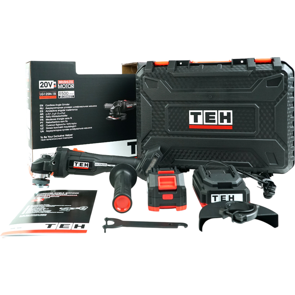 УШМ аккумуляторная 20V 125мм TEH LG125N-1B