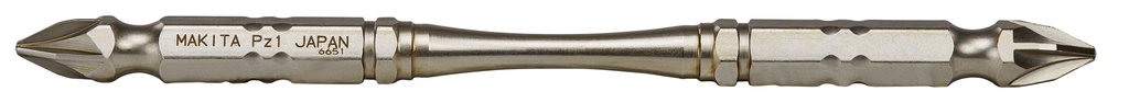 Биты двусторонние Silver Torsion PZ1, 110 мм, E-form (MZ), 3 шт Makita B-21923 Биты двусторонние Silver Torsion PZ1, 110 мм, E-form (MZ), 3 шт Makita B-21923
