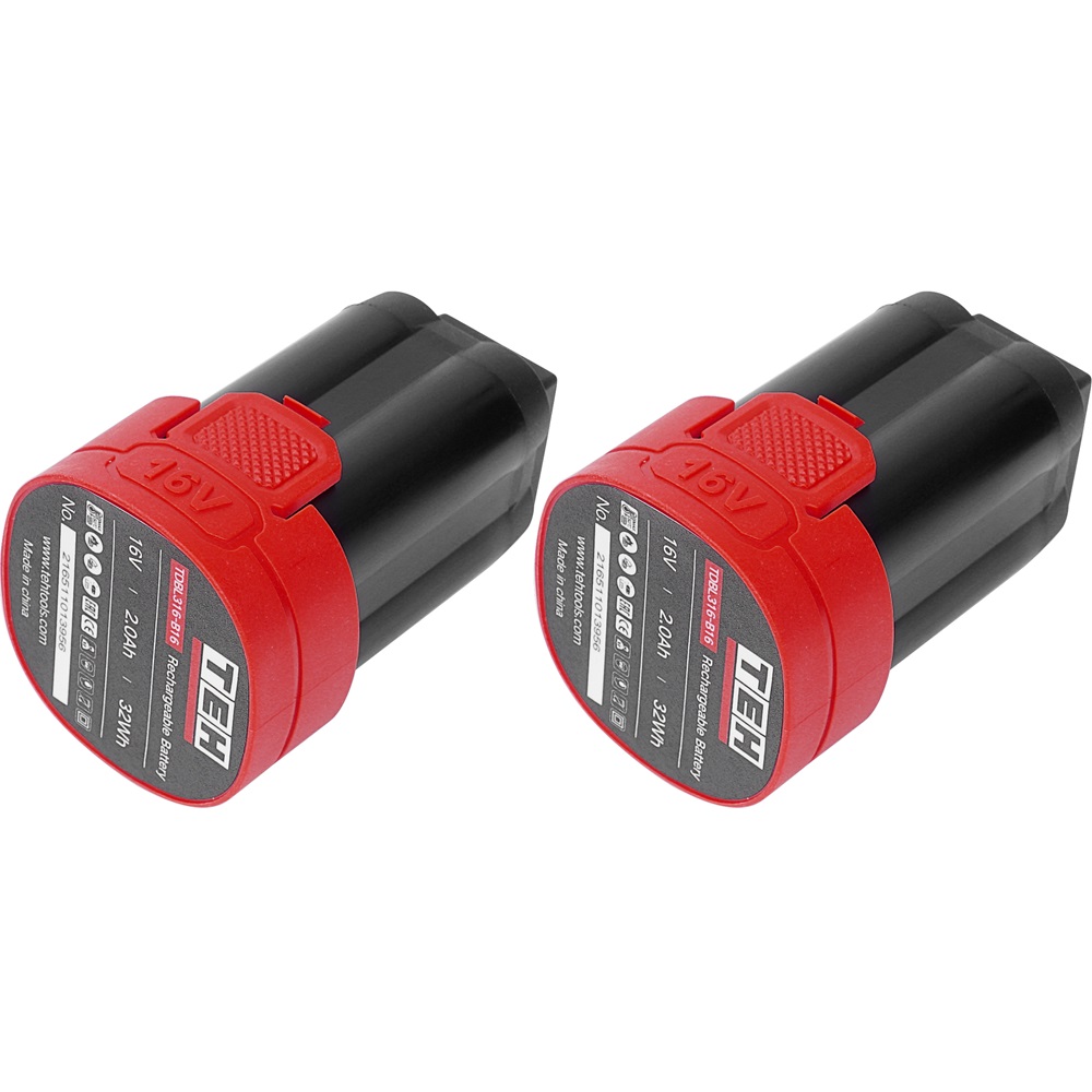 Дрель аккумуляторная 16V TEH TDBL316-2B