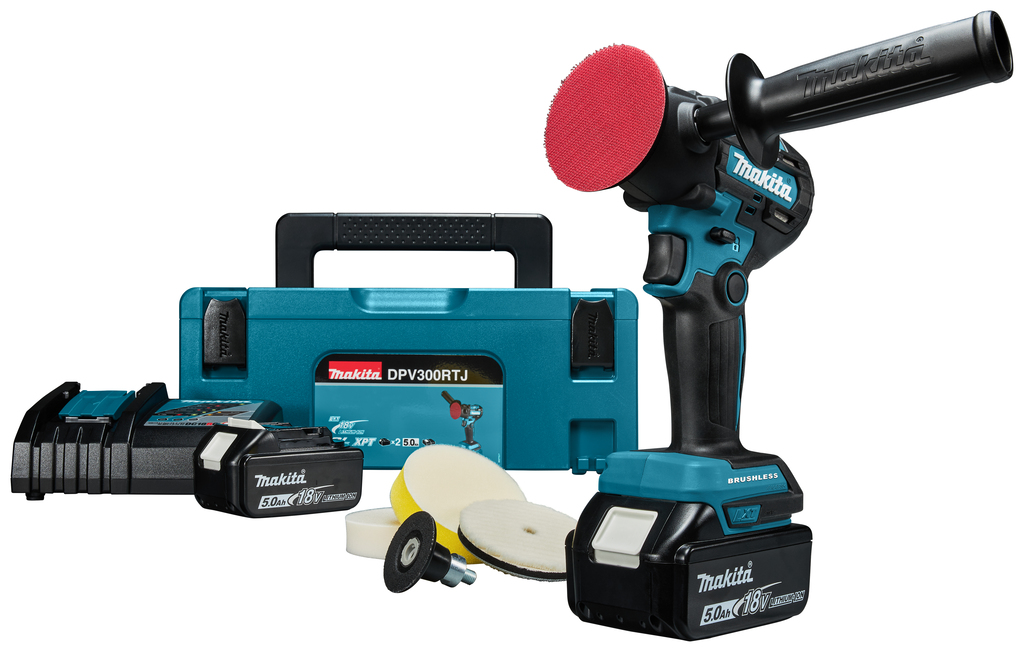 Аккумуляторная полировальная машина 18 В LXT Makita DPV300RTJ Аккумуляторная полировальная машина 18 В LXT Makita DPV300RTJ