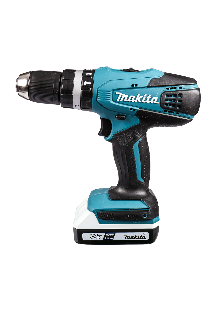 Аккумуляторная ударная дрель-шуруповерт G-Series 18 В Makita HP457DWE