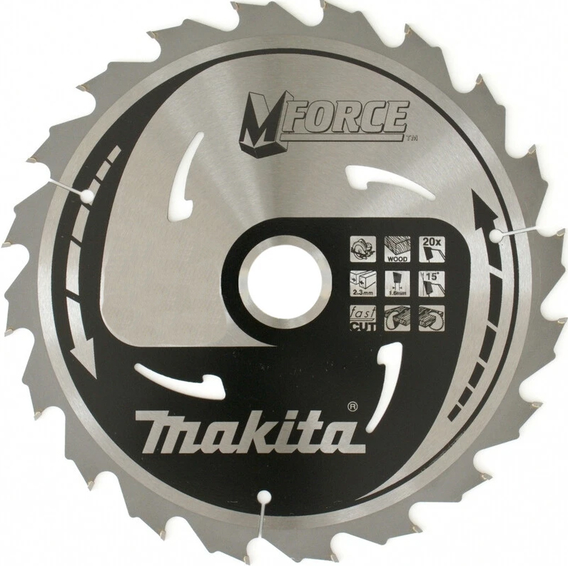 Пильный диск для дерева 235X30/15.88X1.6X20T M-FORCE Makita B-31382 Пильный диск для дерева 235X30/15.88X1.6X20T M-FORCE Makita B-31382