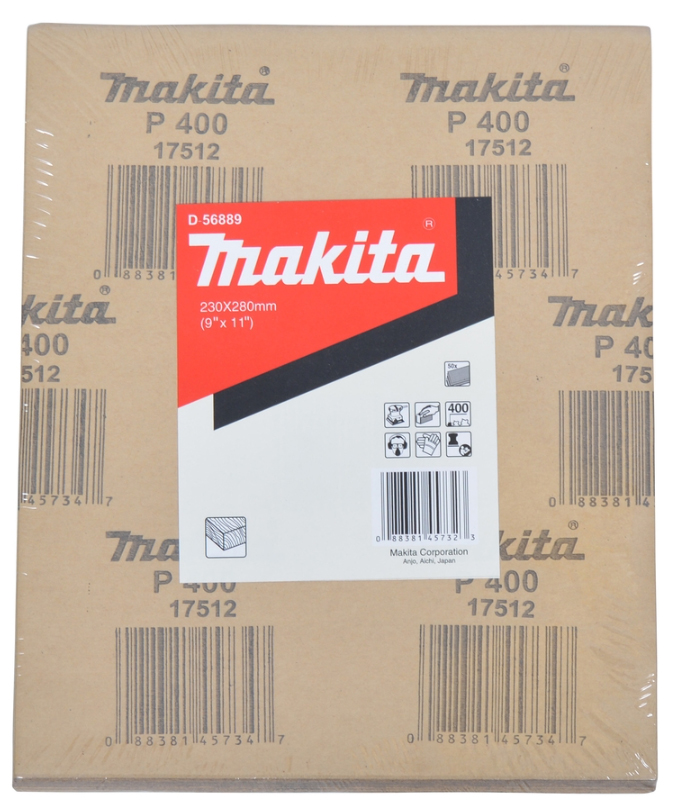 Шлифовальная бумага 230х228 мм, 50 шт Makita D-56889
